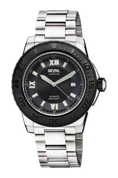 Gevril Mens Watch Seacloud Automatic 31249B, Automatic, 44mm, 20ATM