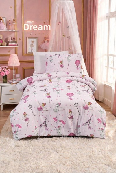 ozlıkaa Single Girl's Duvet Cover Set