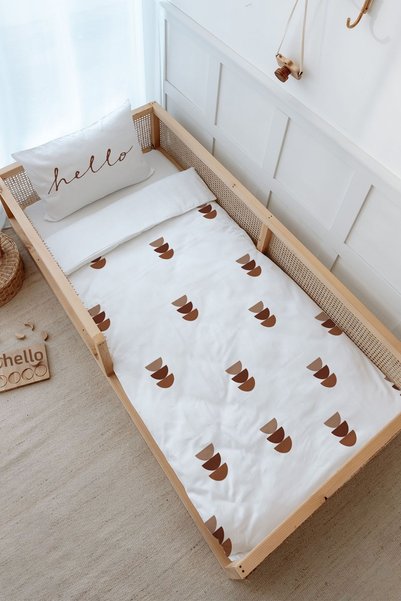 Tuğba Kuğu Montessori Duvet Cover and Fitted Sheet Set - Iconic Series - Vint...