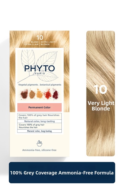 Phyto Color Herbal Ammonia-Free Permanent Natural Ingredient Herbal Hair Dye ...