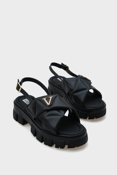 Capone Outfitters Sandały damskie Chiquita Thick-Soled Ankle Strap Comfort Sole