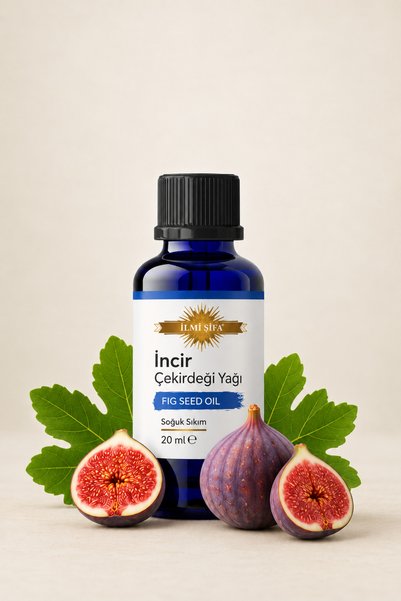 İLMİ ŞİFA İncir Çekirdeği Yağı 20 ml (Yenileyici, Besleyici, Canlandırıcı) Fi...