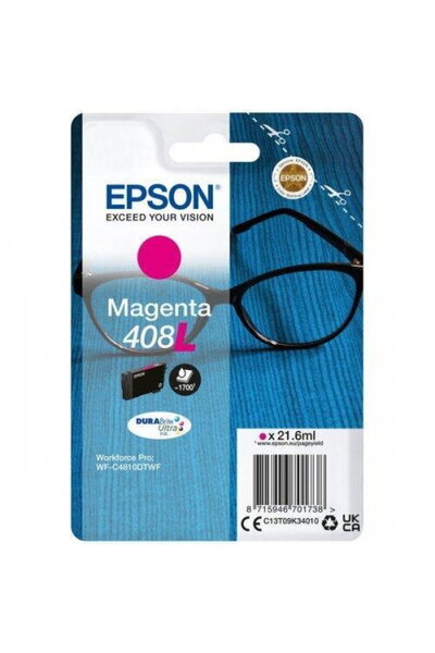 EPSON Cartus Cerneala Magenta 408L, acoperire 2200 pagini, Magenta