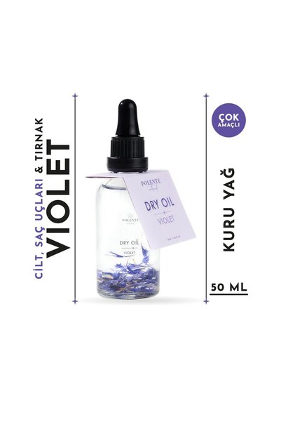 Polente Natural زيت البنفسج الجاف - زيت جاف متعدد الاستخدامات (50 مل)