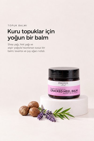 Polente Natural Cracked Heel Balm - Moisturizing Heel Balm (50 ml)