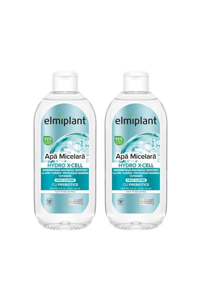 ELMIPLANT 2x PACK Hydro X-Cell Micellar Water, 400 ml