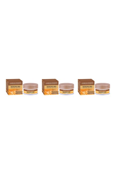 GEROCOSSEN 3x Πακέτο Βιολογική κρέμα Manuka για πρώτες ρυτίδες 35+, 50 ml