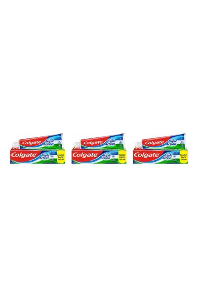 Colgate 3x Πακέτο Οδοντόκρεμα Τριπλής Δράσης 150ml