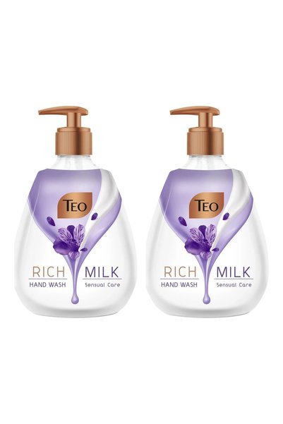 Teo 2x PACK Liquid Soap Rich Milk Sensual Care, 400 ml,