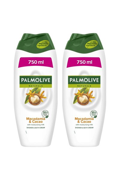 Palmolive 2 броя гел за душ Натуралс Макадамия