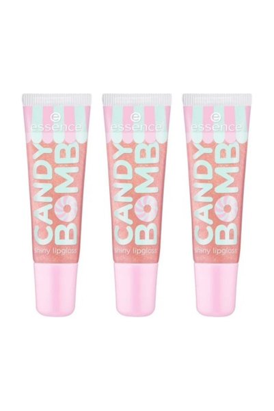 Essence 3x PACK Candy Bomb Lip Gloss, Essence, 10 ml