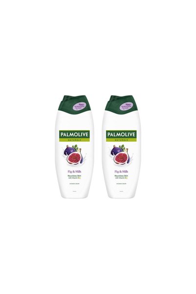 Palmolive 2x ΠΑΚΕΤΟ Naturals Αφρόλουτρο Σύκο & Γάλα 500 ml