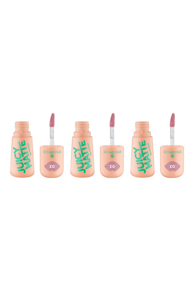 Essence 3x PACK Lip mousse JUICY MATTE - 03 Nude Pink, Essence, 2,7 ml