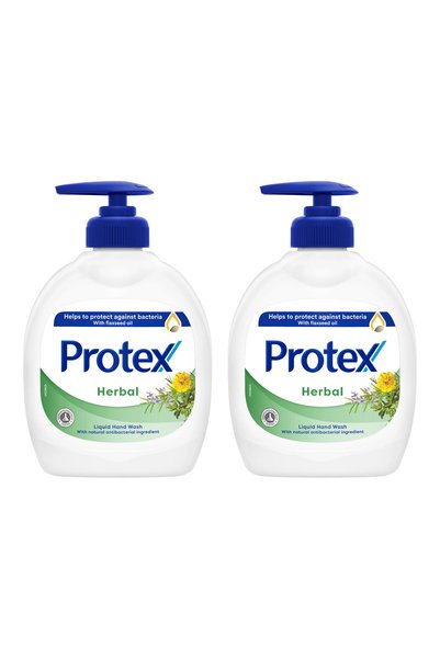 Protex Διπλή συσκευασία Φυτικό υγρό σαπούνι με συστατικά, 300 ml