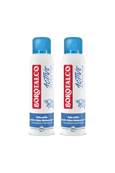 Borotalco 2x PACK Deodorant spray Active Sea Salts, 150 ml
