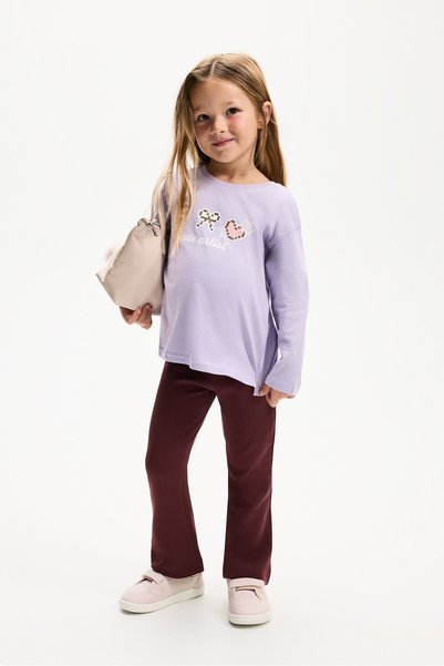 LEFTIES KIZ ÇOCUK & BEBEK 2'li karma t-shirt paketi