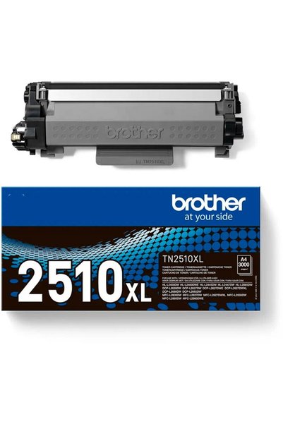 Brother Toner original TN-2510XL, Negru, 3.000 de pagini, compatibil cu serii...