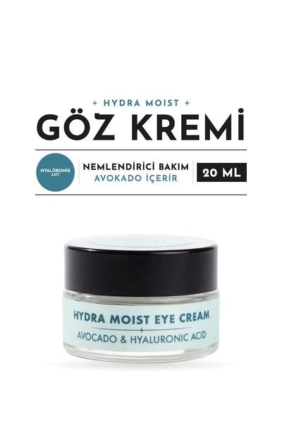 Polente Natural Hydra Moist Eye Cream - Avokado & Hyalüronik Asit Nemlendiric...