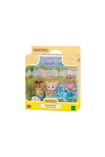 Genel Markalar 5749 Sylvanian Families Anaokulu Arkadaşları Havuz Eğlencesi Ü...