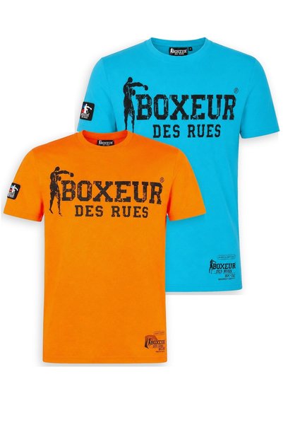 Boxeur Des Rues Tricou bărbătesc, pachet de 2, croială slim-fit: Portocaliu c...