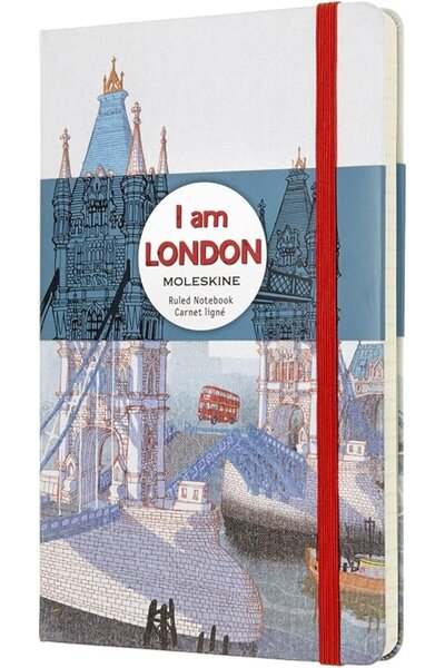 Moleskine Special Series'I Am London' Lined Notebook L Size