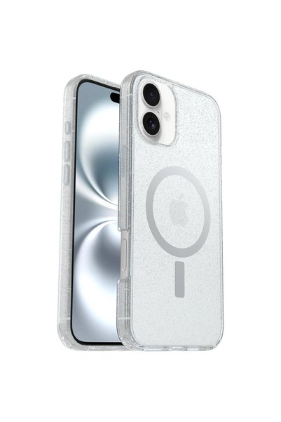 OTTERBOX حافظة شفافة من سلسلة Symmetry MagSafe شفافة لهاتف iPhone 16 متوافقة ...