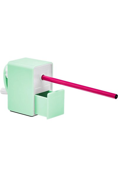 Mas Pencil Sharpener, Arm Type Desk Type, Plastic, Green