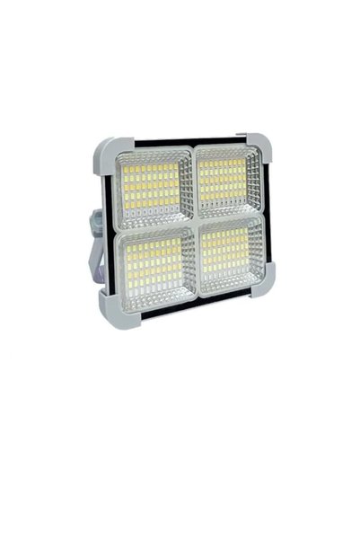 Ucuz Geldi Seyyar Solar Led Projektör Gri Renk 200w Güneş Enerjili Portatif Led Işık Taşınabilir Sokak Aydınlat