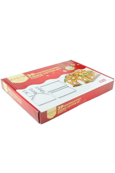Choice SILVER LMETJMA 10 Pcs Christmas Cookie Cutter Set Stainless Steel Ging...