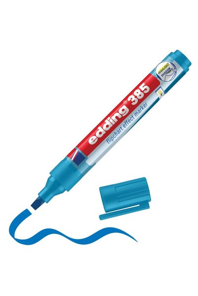 Edding 385 Flipchart Effect Marker Light Blue