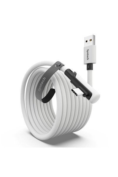 SYNTECH bağlantı kablosu, 5 m, Meta/Oculus Quest 3/2/Pro ve Pico4/Pro aksesuarları ve PC/Steam VR il