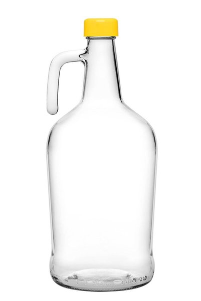 Paşabahçe Galon Şişe 3 Litre, Plastik Kapak, Sarı 2003C Yeşil 2307C