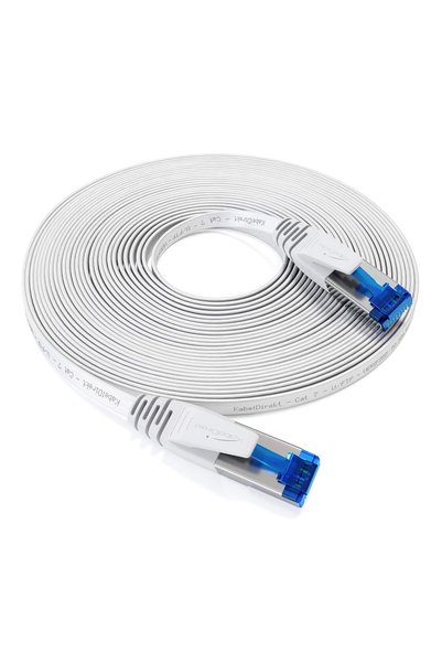 KABELDIREKT – LAN kablosu düz 10Gbit/s – 10m