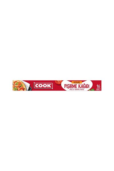 COOK Pre-Cut Baking Paper, 37 X 42 Cm, 16 Sheets