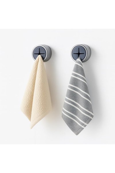 Vios Store Practical Removable Towel Rack - Self-Adhesive, No Screwing Requir...
