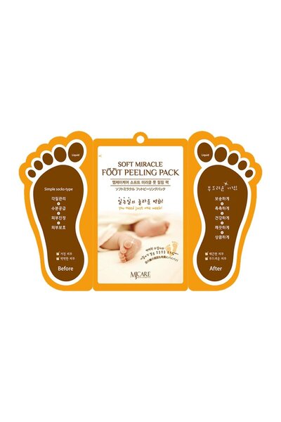 Mjcare Miracle Çorap Tipi Ayak Peeling Maskesi