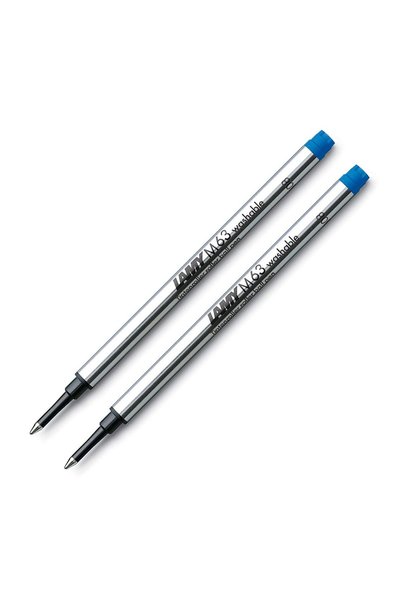 Lamy M63 Roller Pen Refill Blue Set of 2