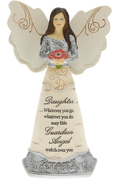 Pavilion Gift Company 82359 Forever Friend Angel dekoratif çiçek desenli pena