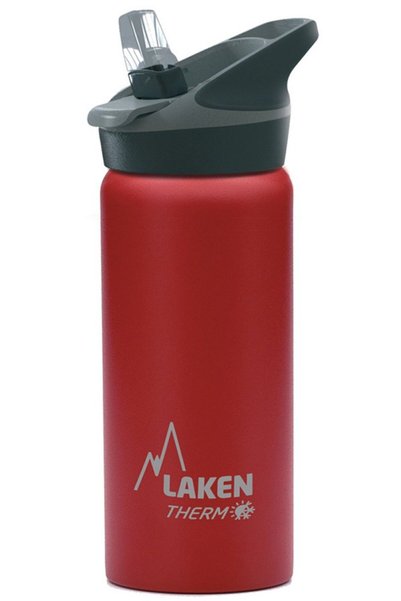 LAKEN Steel 18/8 jannu thermos bottle 0.50l - red