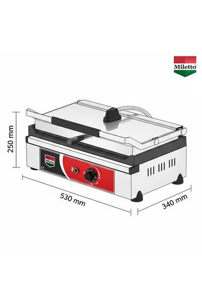 Miletto 20 Dilim Elektrikli Profesyonel Döküm Tost Makinesi - M20D