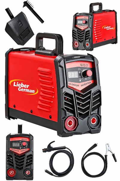 Lieber German R25 200 Amper Dijital Gösterge Çift Kartlı Soğutmalı El Tipi In...