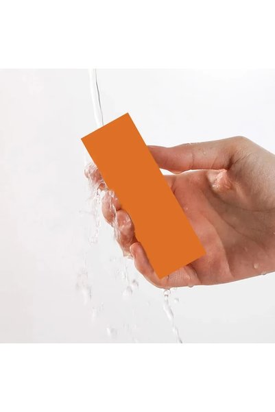 choice2 ممحاة إزالة البقع من الفولاذ المقاوم للصدأ باللون البرتقالي مقاس 8x2....