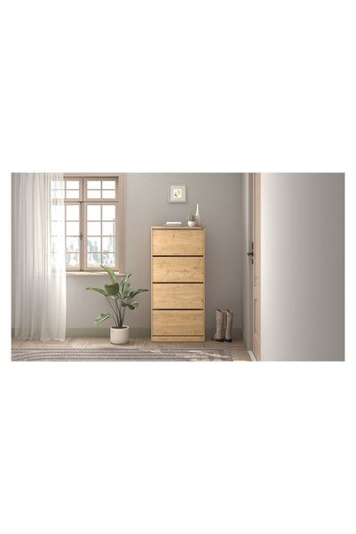 Adore Flat Duo 4K Geniş Ayakkabılık Meşe 73x157x26
