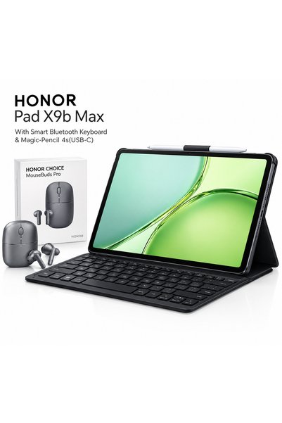 HONOR X9B MAX 6GB RAM 128GB 13" Klavye ve Kalemli Uzay Grisi Tablet+MAUSE