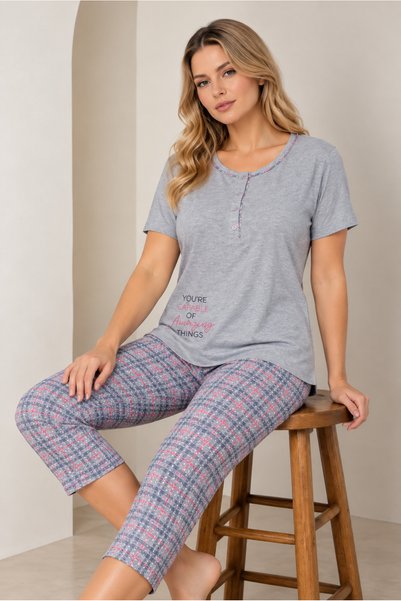 Cotpark Women's Large Size Soft Textured Comfortable Fit Cotton Viscose Fabri...