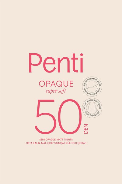 Penti Opak 50 Black Pantyhose-Pentilicious