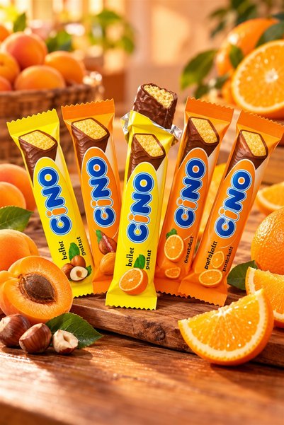 taso8090 Cino Kayısılı ve Portakallı Bar 5 Adet Karışık Paket Nostaljik Atışt...
