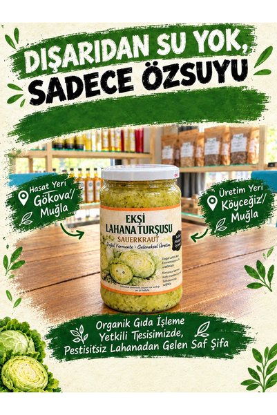 Sauerkraut - Ekşi Lahana Turşusu - Pestisitsiz