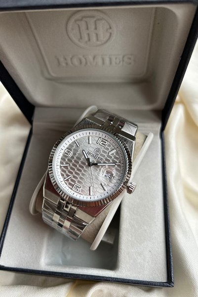 Homies Men's Wristwatch Silver Special Day Gift