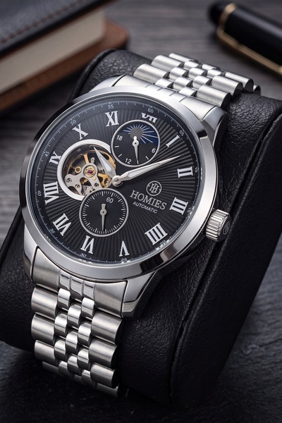 Homies Automatic Steel Strap Men's Wristwatch Gift